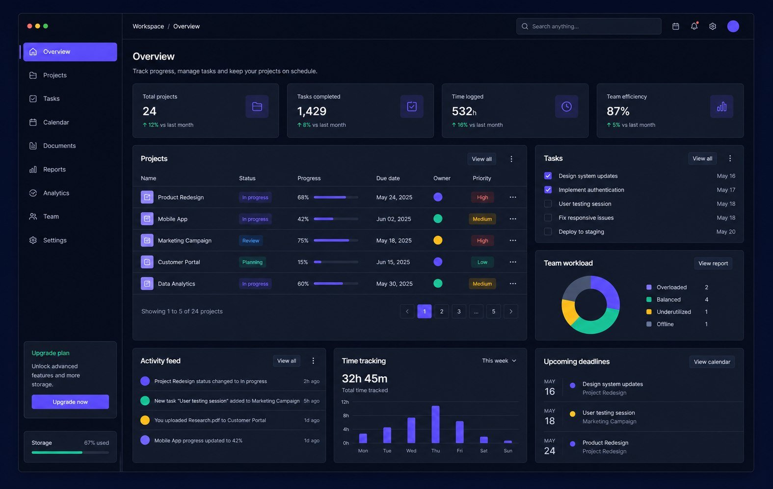 Desktop Applications software interface concept